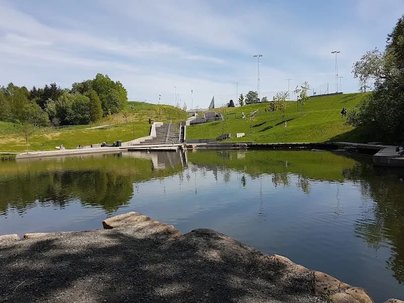 View of Grorudparken in Grorud, Oslo