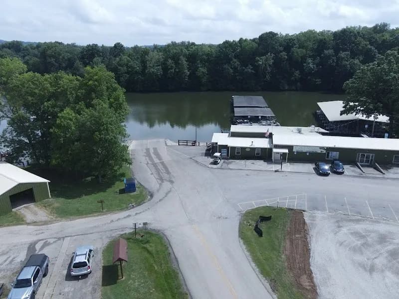 View of Guist Creek Marina in Shelbyville, KY