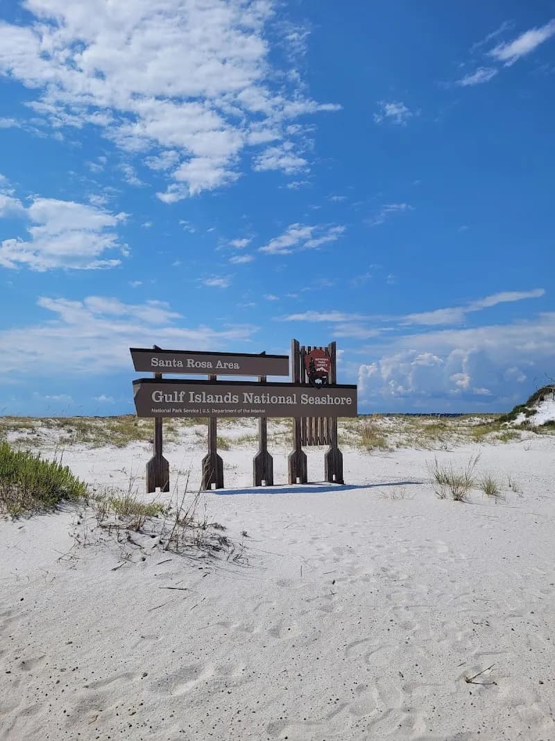 View of Gulf Island National Seashore in Navarre, FL
