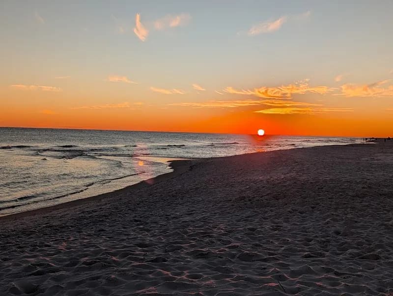 View of Gulf Shores Beach in Gulf Shores, AL