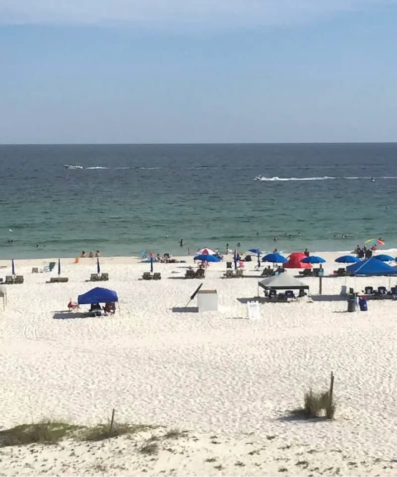 View of Gulf Shores Public Beach in Gulf Shores, AL