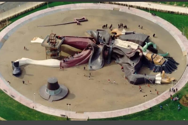 Gulliver park playground in Valencia, VC