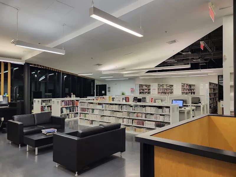 View of Guy-Bélisle Municipal Library in Saint-Eustache, QC