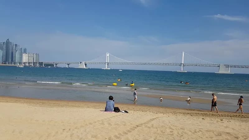 View of Gwangalli Beach in Gwangalli, Busan