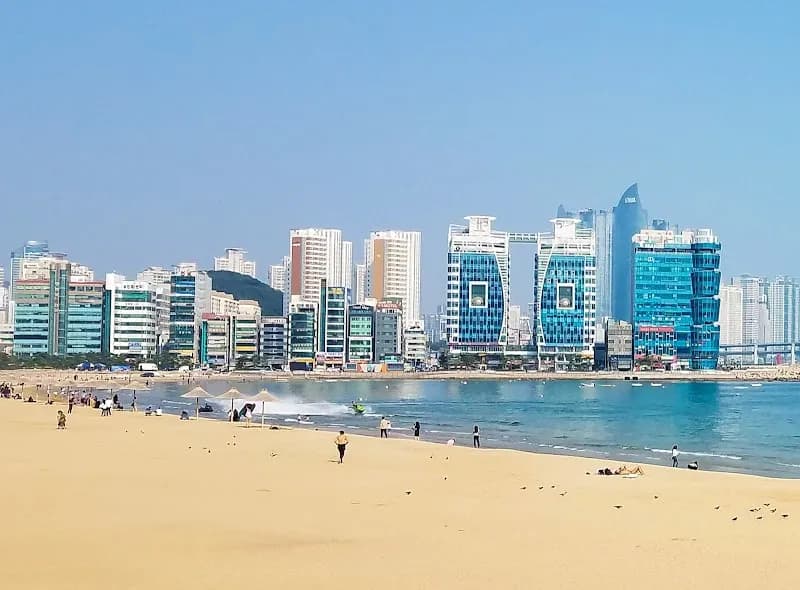 View of Gwangalli Street Food Alley in Gwangalli, Busan