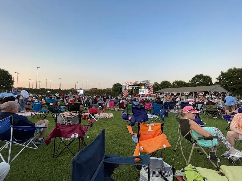 View of H.W. Cox Park in Collierville, TN