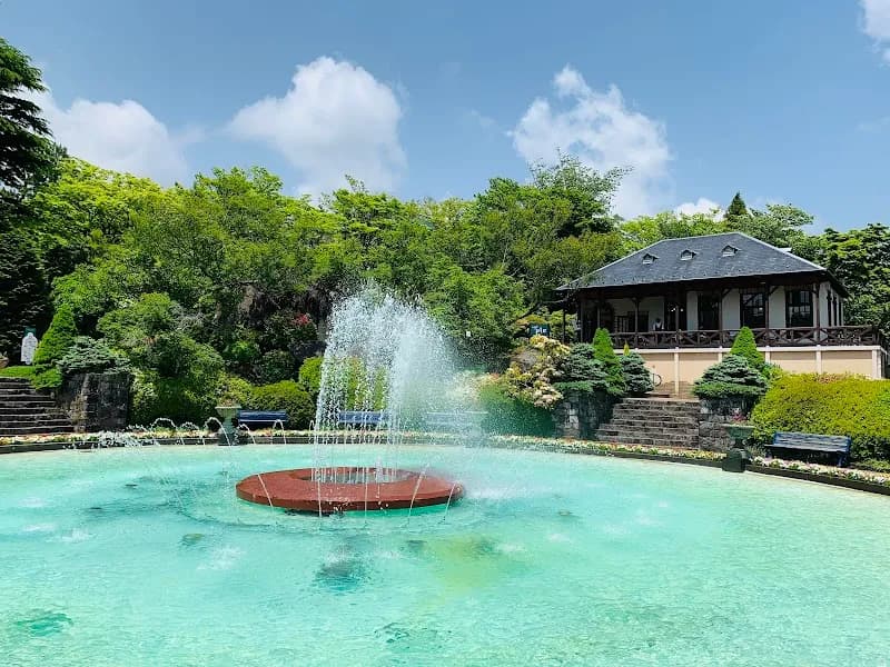 View of Hakone Gora Park in Hakone, Kanagawa