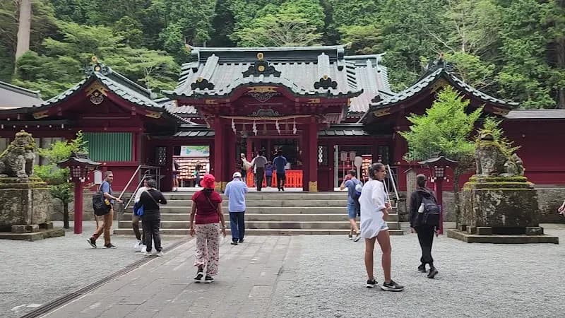 View of Hakone Shrine in Hakone, Kanagawa