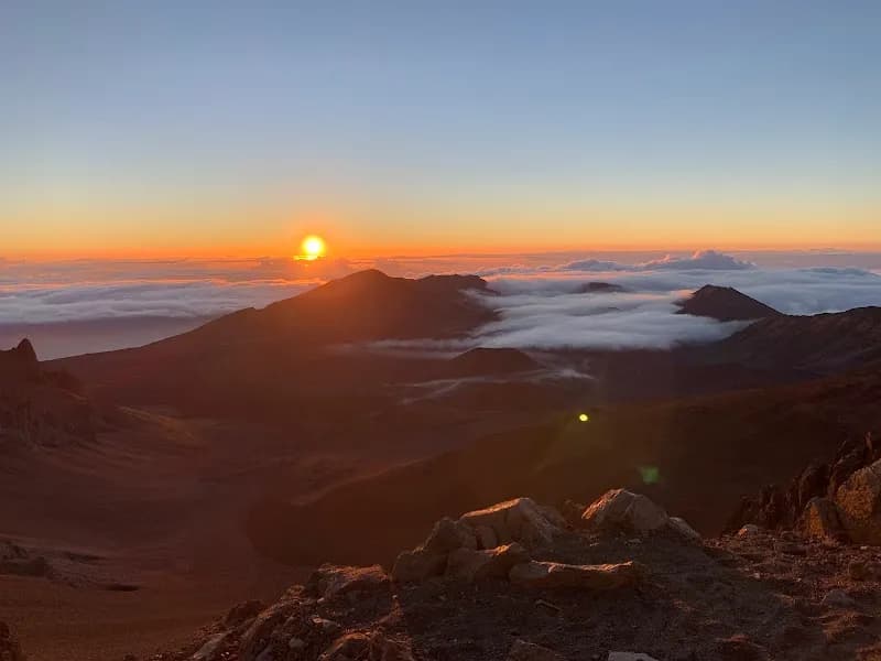 View of Haleakalā National Park in Maui, HI