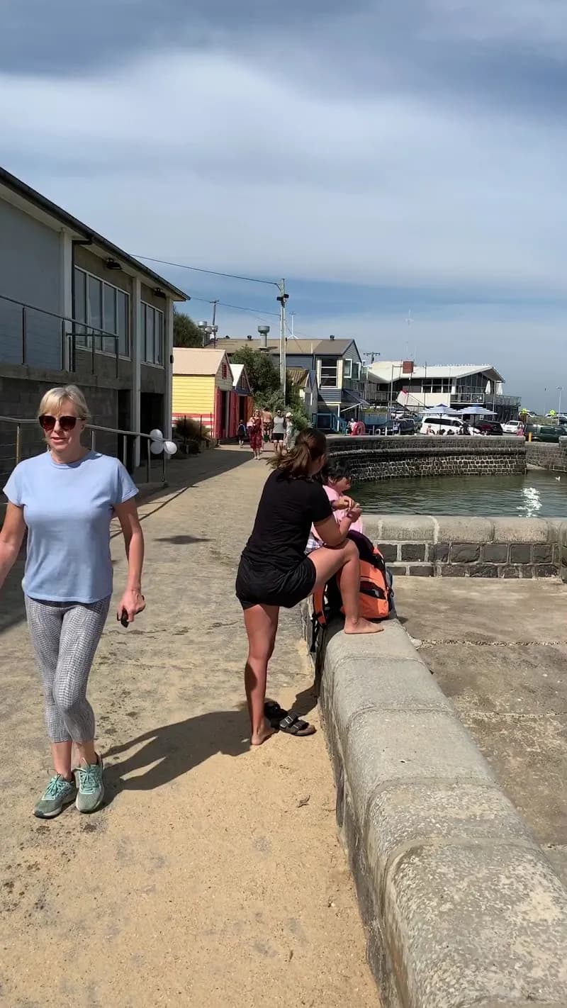 View of Half Moon Bay Beach in Bayside, VIC