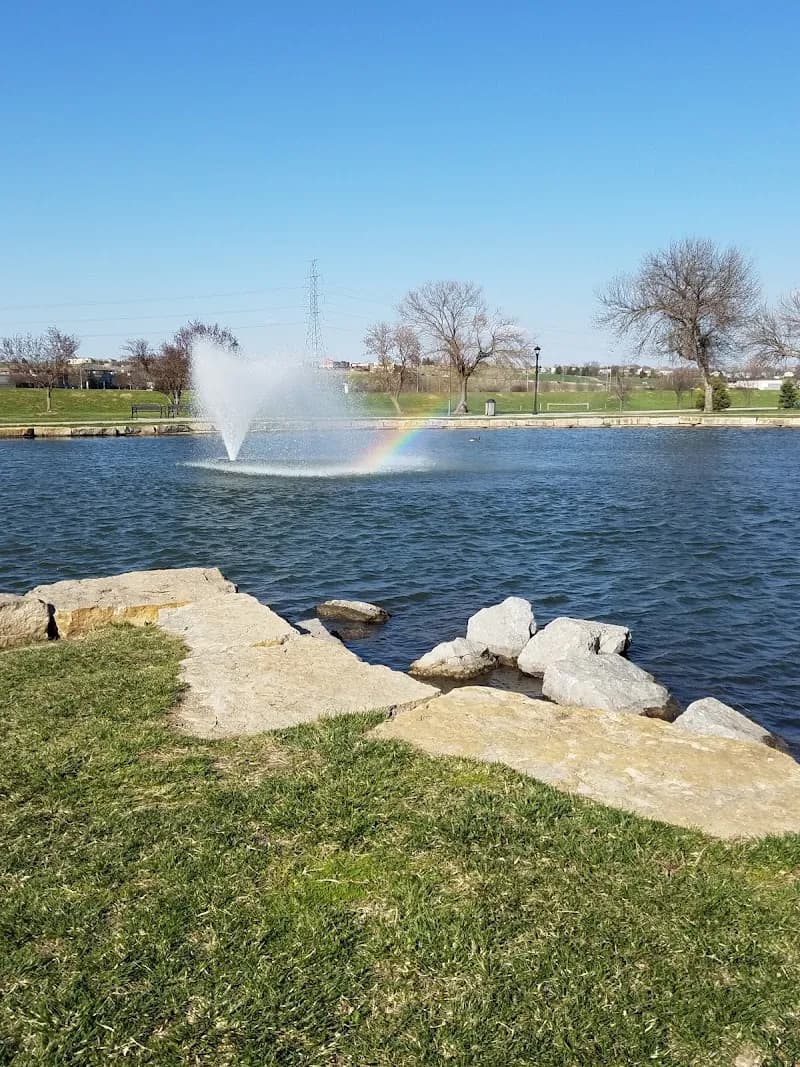 View of Halleck Park in Papillion, NE