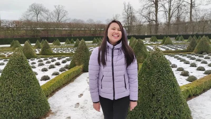 View of Ham House and Garden in Richmond, London
