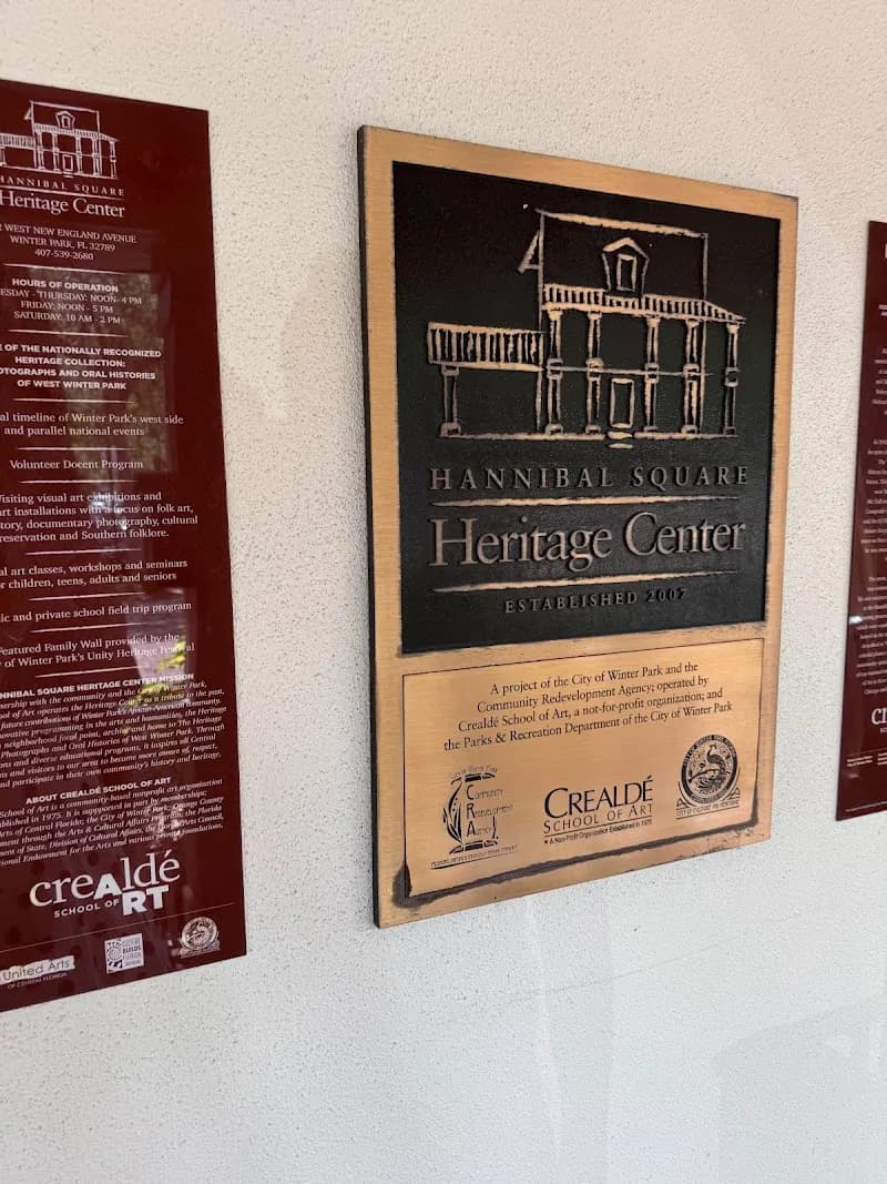 View of Hannibal Square Heritage Center in Winter Park, FL