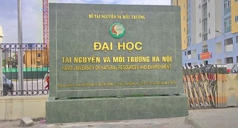 View of Hanoi University of Natural Resources Sports Complex in Cầu Giấy, HN