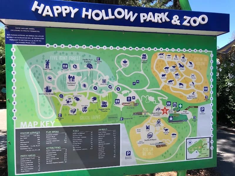 Happy Hollow Park & Zoo zoo in San Jose, CA