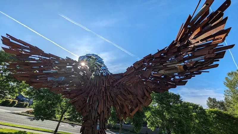 View of Happy Valley Veterans Memorial in Happy Valley, OR
