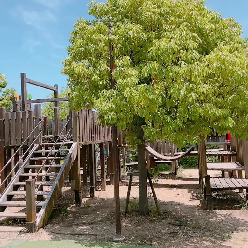 View of Harima Park in Amagasaki, Osaka