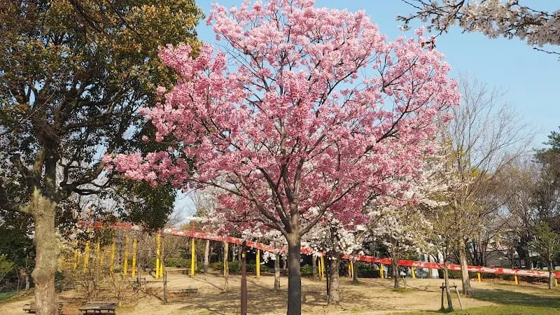 View of Harima Park in Amagasaki, Osaka