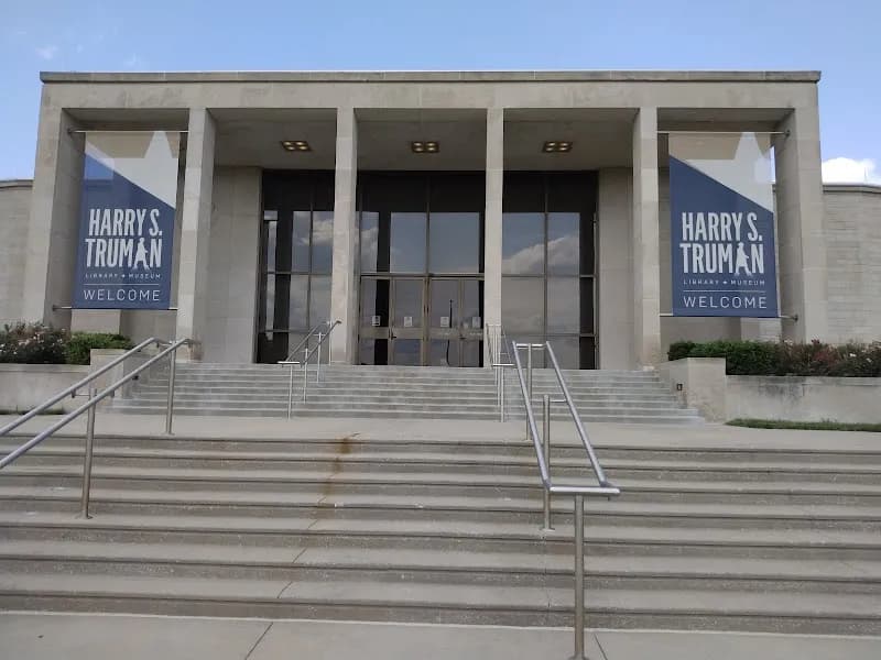 View of Harry S. Truman Presidential Library & Museum in Independence, MO