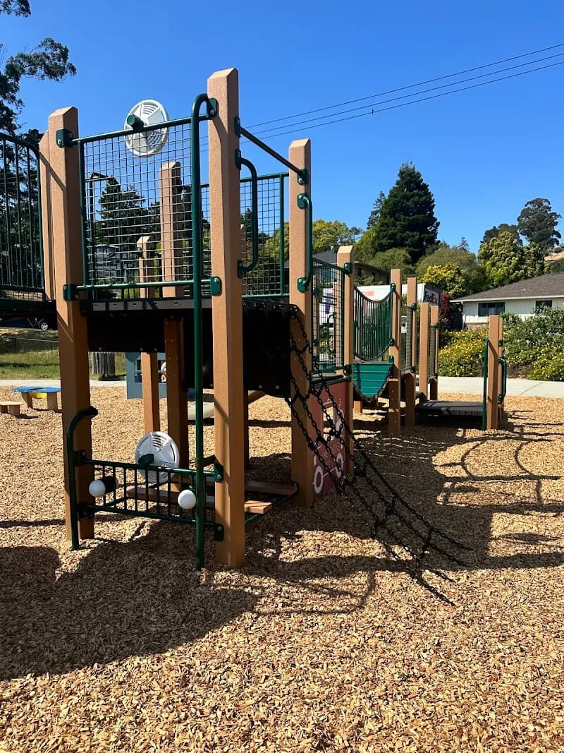 View of Hauke Park in Mill Valley, CA