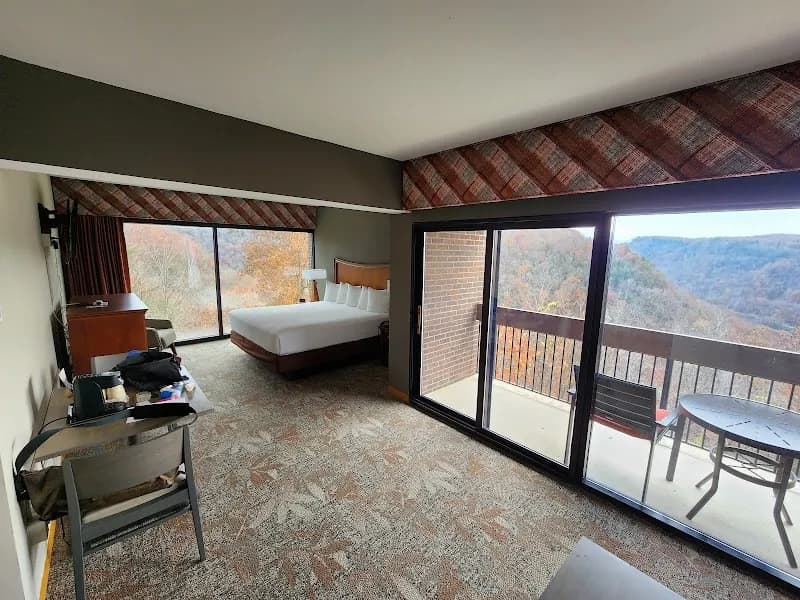 View of Hawks Nest State Park in Fayetteville, WV