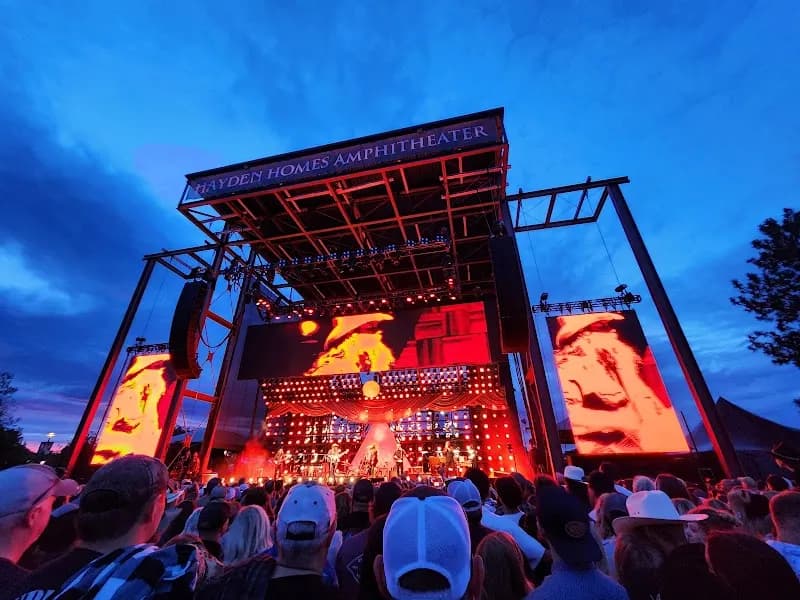View of Hayden Homes Amphitheater in Bend, OR
