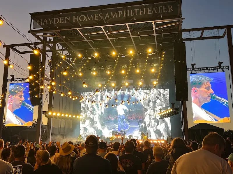 View of Hayden Homes Amphitheater in Bend, OR