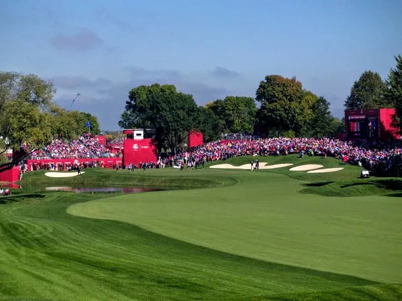 View of Hazeltine National Golf Club in Chanhassen, MN