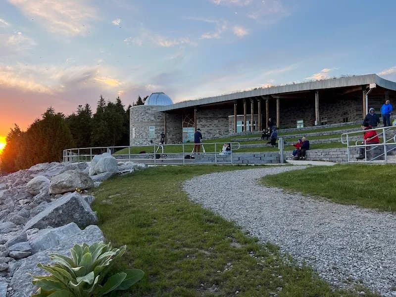 View of Headlands International Dark Sky Park in Mackinaw City, MI