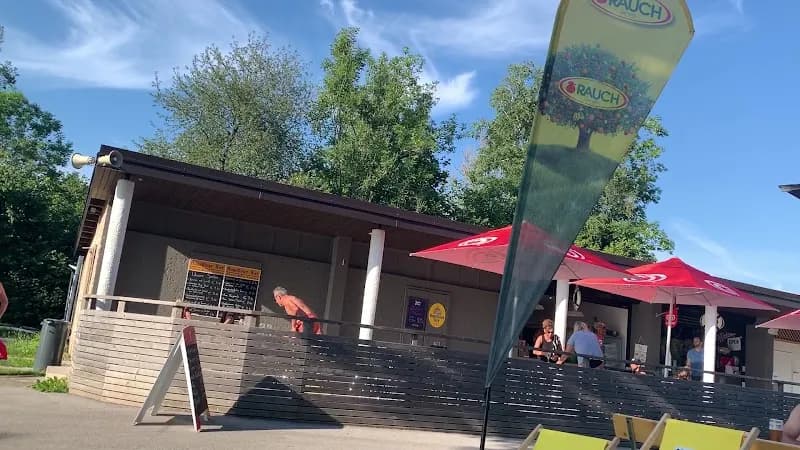 View of Henndorf Eislaufplatz in Henndorf am Wallersee, Salzburg