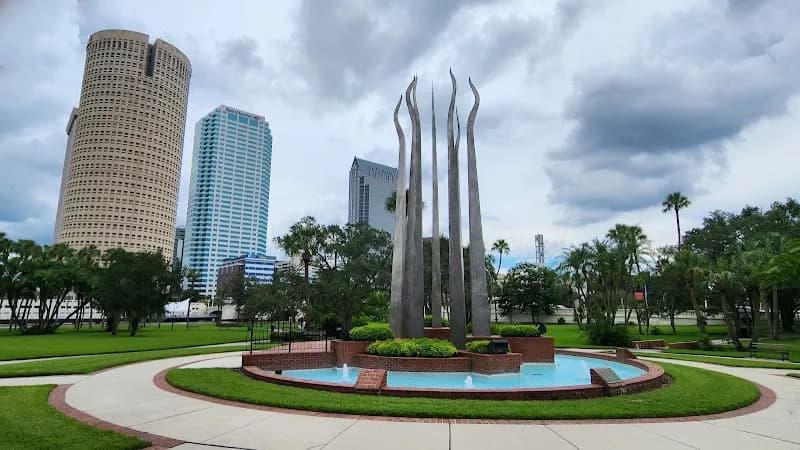 View of Henry B. Plant Park in South Tampa, FL