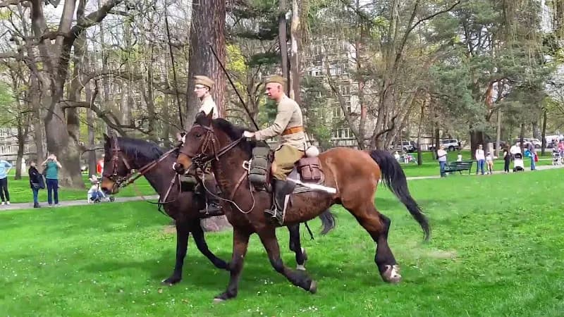 View of Henryk Jordan Park in Krakow, MP