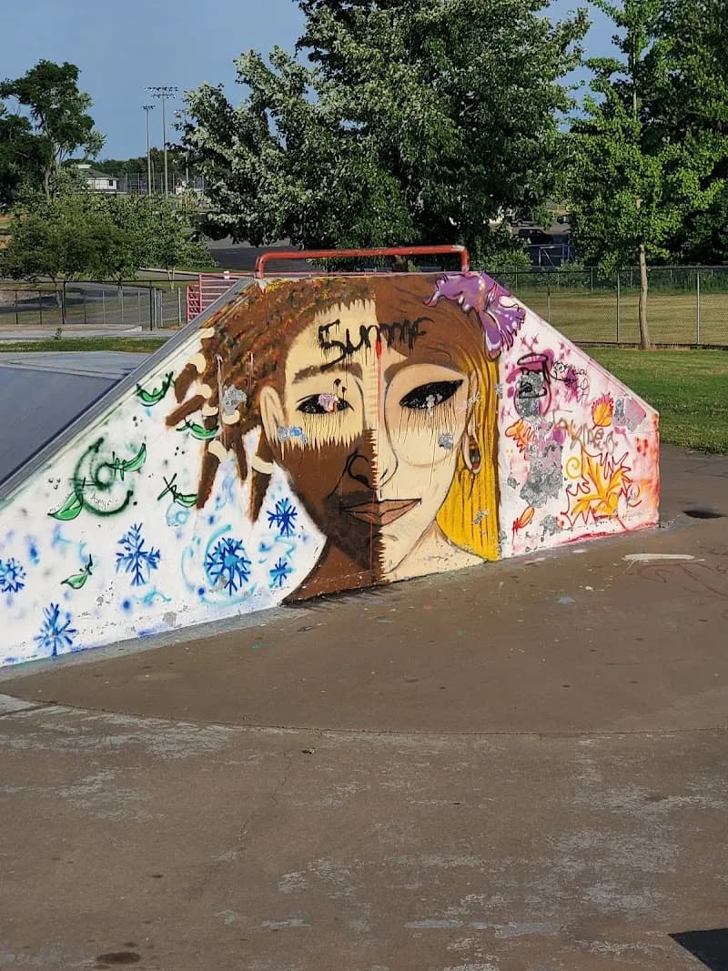 View of Heritage Skate Park in Clarksville, IN