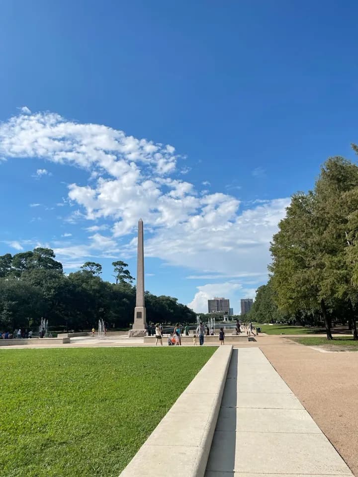 View of Hermann Park in Houston, TX