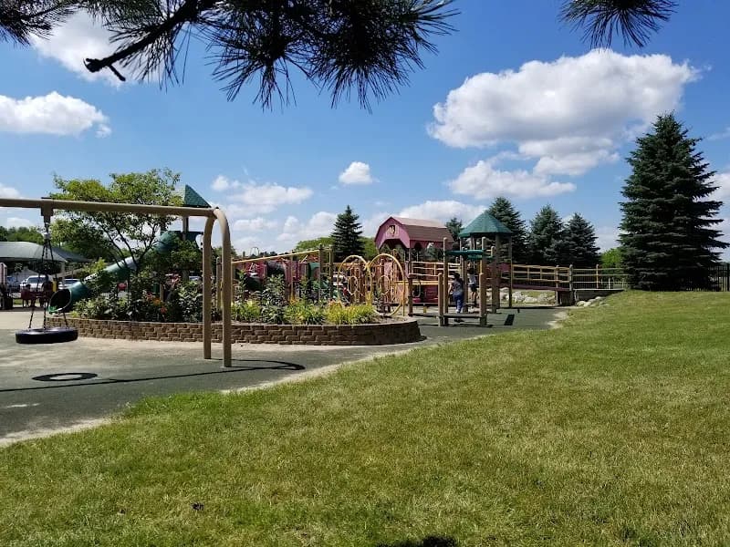 View of Hess-Hathaway Park in West Bloomfield, MI