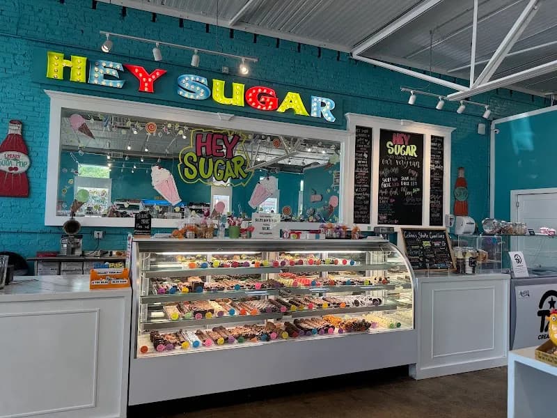 View of Hey Sugar Candy Store in Frisco, TX