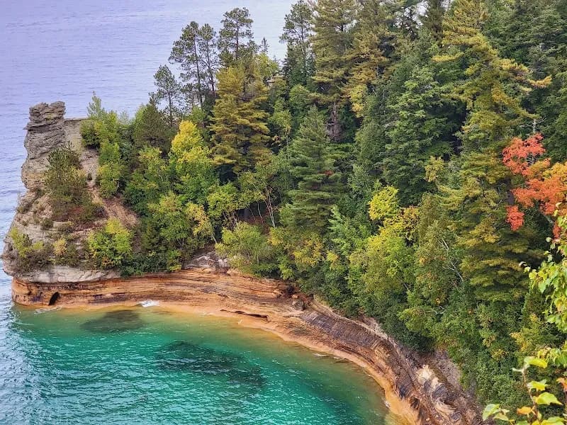 Hiawatha National Forest nature preserve in Manistique, MI