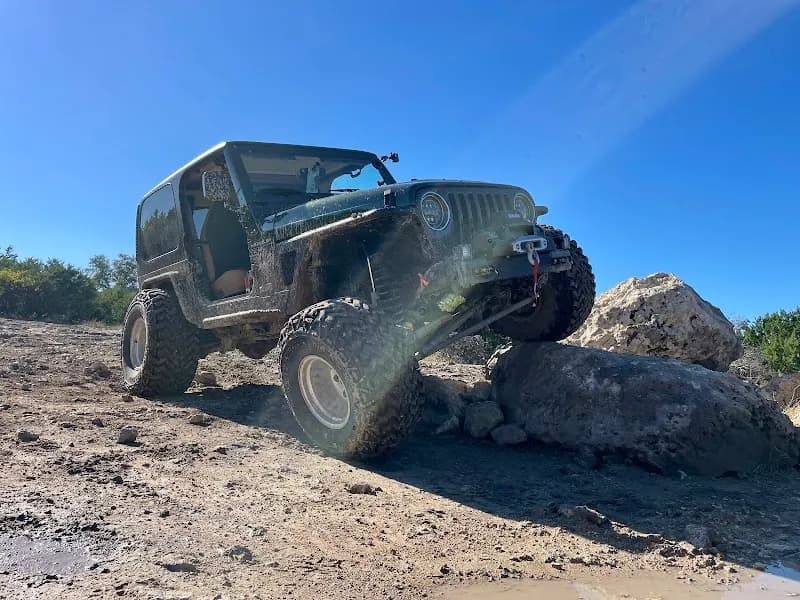 View of Hidden Falls Adventure Park in Marble Falls, TX
