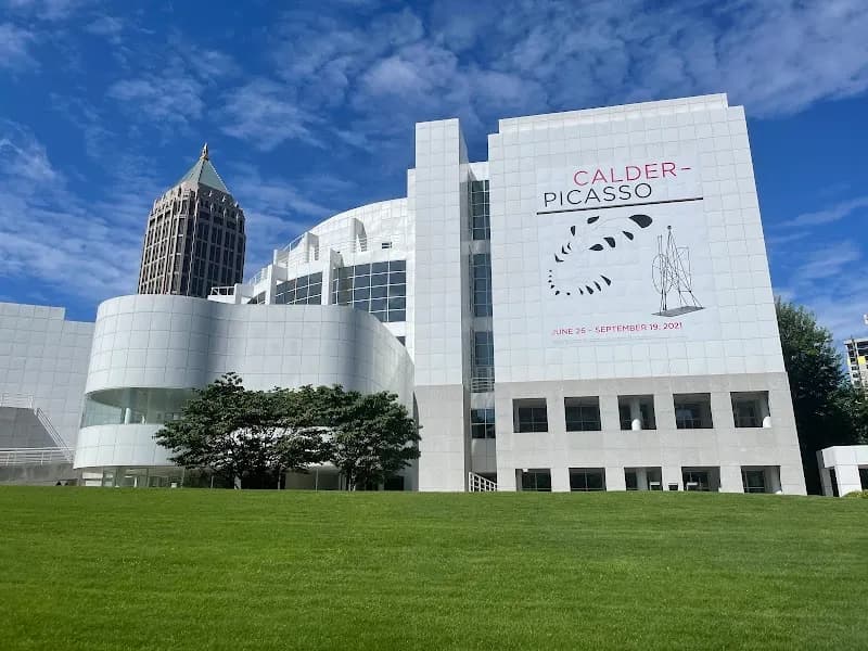 View of High Museum of Art in Atlanta, GA