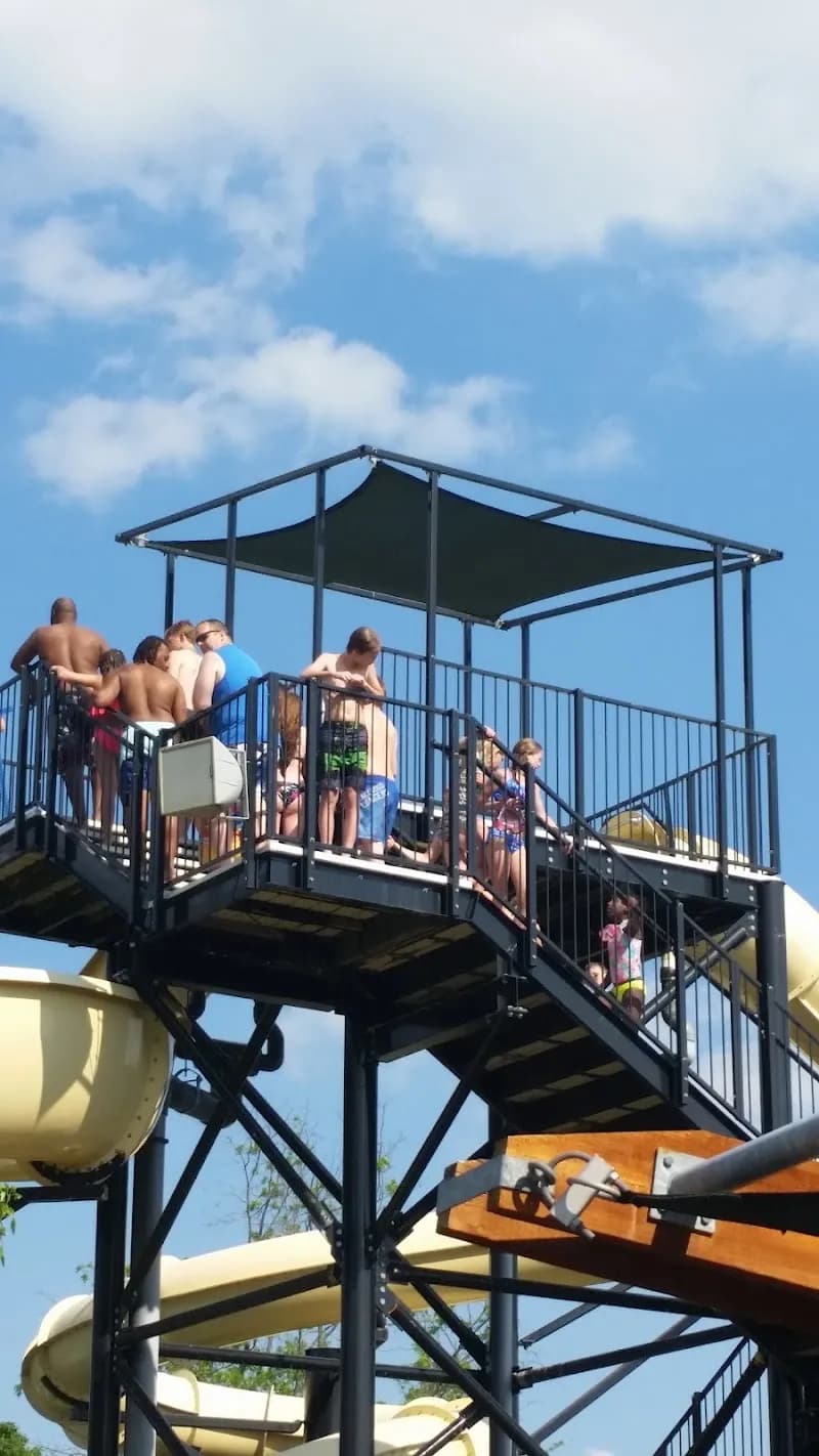 View of Highlands Park Aquatic Center in Westerville, OH