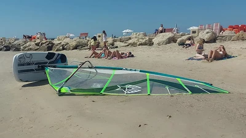 View of Hilton Beach in Tel Aviv, TA