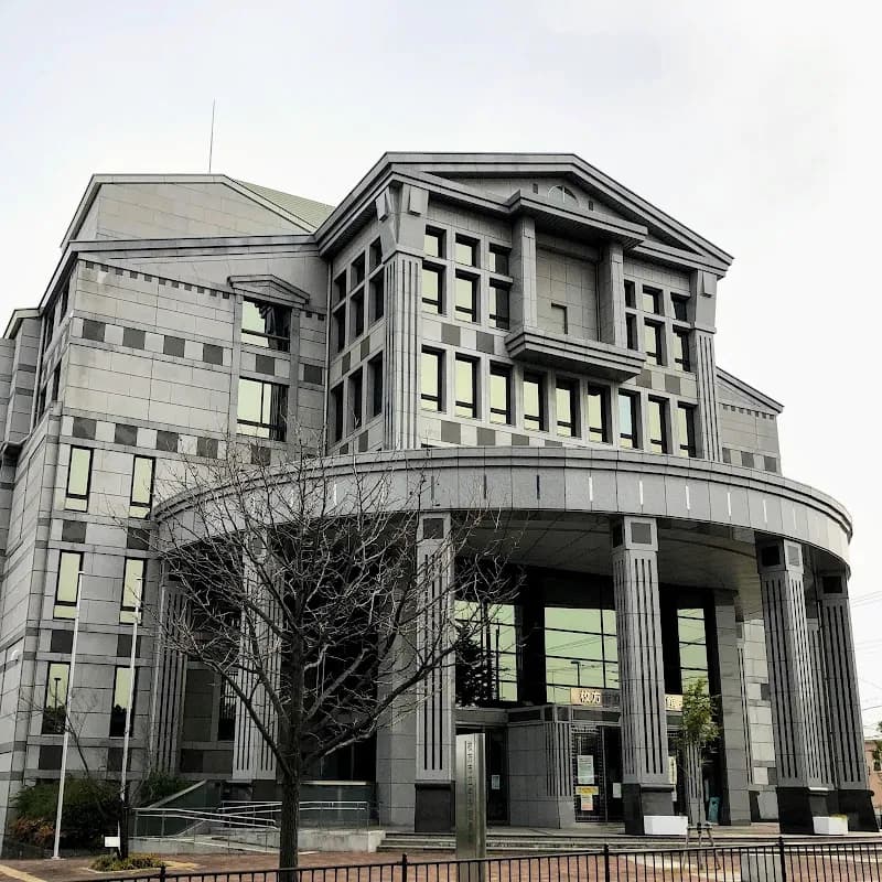 View of Hirakata Municipal Central Library in Hirakata, Osaka