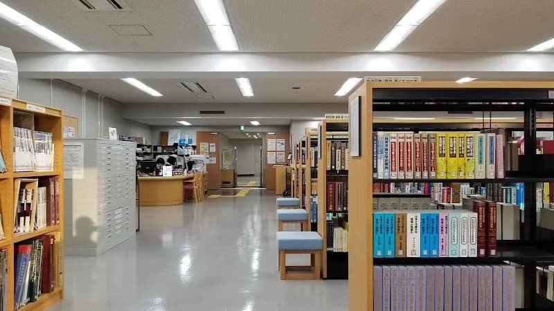 View of Hirakata Municipal Central Library in Hirakata, Osaka