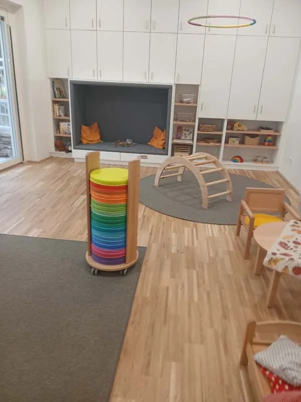 View of Hirschstetten Kindergarten Playground in Hirschstetten, VIE