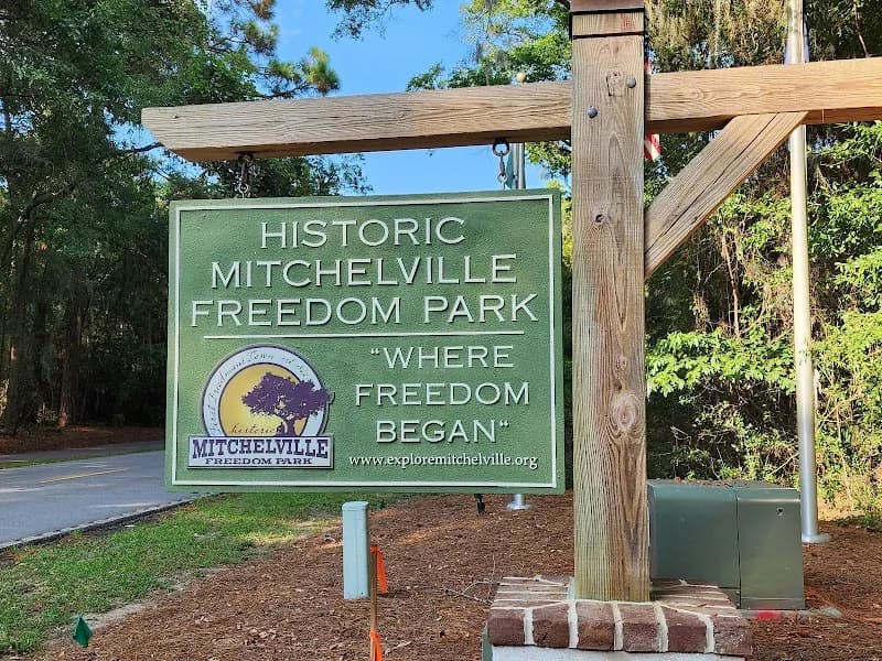 View of Historic Mitchelville Freedom Park in Hilton Head, SC