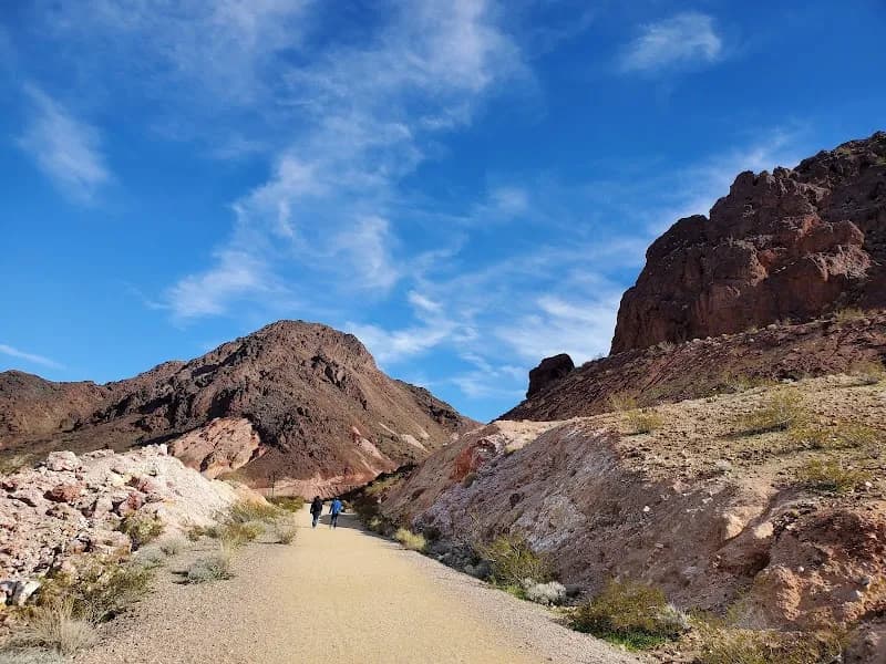 View of Historic Railroad Hiking Trail in Boulder City, NV