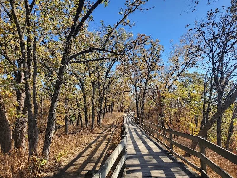 View of Hitchcock Nature Center in Carter Lake, IA