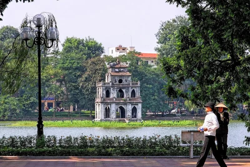 View of Hoàn Kiếm Lake in Hanoi, HN