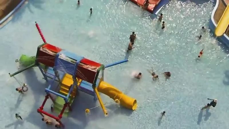 View of Ho Tay Water Park in Hanoi, HN