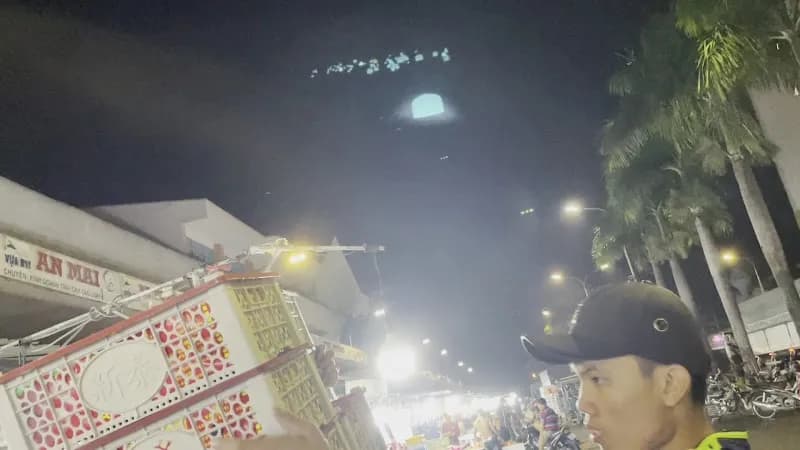 View of Hoc Mon Agricultural Products Wholesale Market in Hoc Mon, HCMC